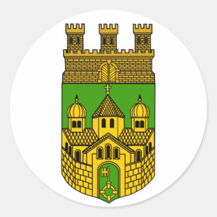 Wapenstaart van Recklinghausen, Duitsland Ronde Sticker