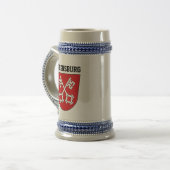Wapenstaart van Regensburg, Duitsland Beer Stein Bierpul (Voorkant links)