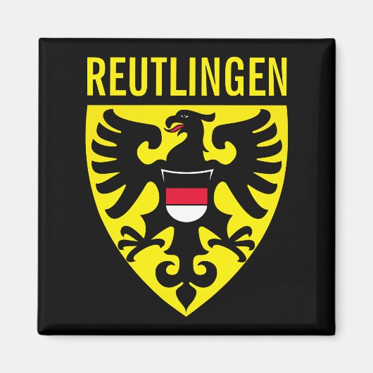 Wapenstaart van Reutlingen, Duitsland Magneet (Voorkant)