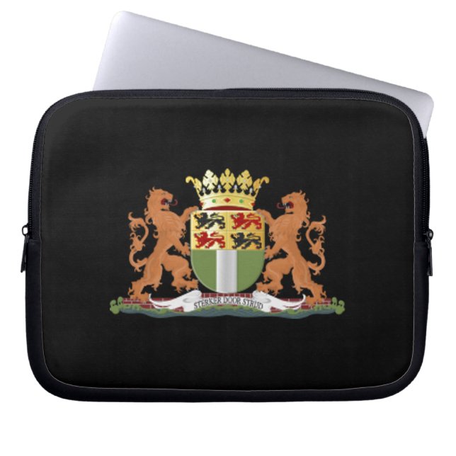 Wapenstaart van Rotterdam Laptop Sleeve (Voorkant)