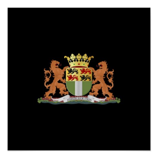 Wapenstaart van Rotterdam Poster (Voorkant)