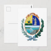 Wapenstaart van Salto, Uruguay-Briefkaart Briefkaart (Voorkant / Achterkant)