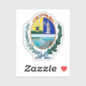 Wapenstaart van Salto, Uruguay Sticker (Vel)