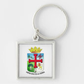 Wapenstaart van Santa Cruz de la Sierra (Bolivia) Sleutelhanger (Voorkant)