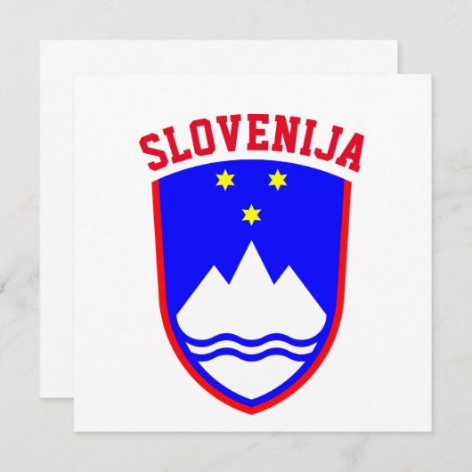 Wapenstaart van SLOVENIË (Voorkant / Achterkant)