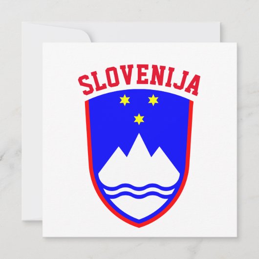 Wapenstaart van SLOVENIË (Voorkant)
