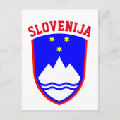 Wapenstaart van SLOVENIË Briefkaart (Voorkant)