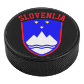 Wapenstaart van SLOVENIË Hockey Puck (3/4)