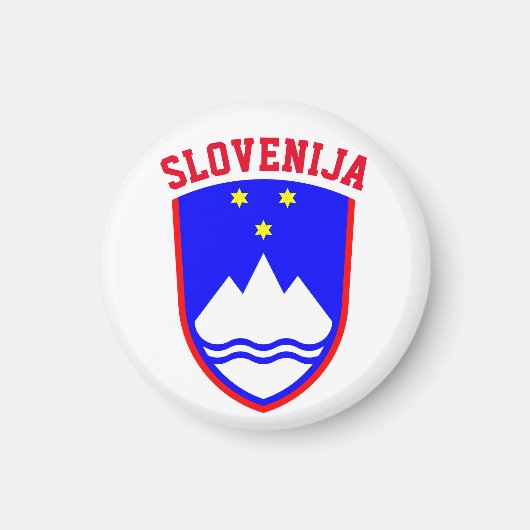 Wapenstaart van SLOVENIË Magneet (Voorkant)