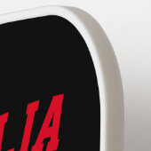 Wapenstaart van SLOVENIË Pickleball Paddle (Links Detail)