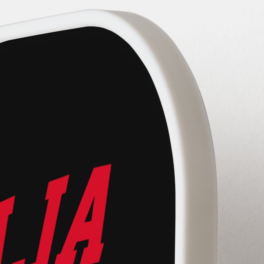 Wapenstaart van SLOVENIË Pickleball Paddle (Links Detail)