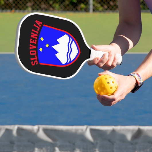 Wapenstaart van SLOVENIË Pickleball Paddle (Insitu)