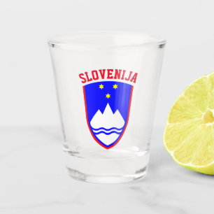 Wapenstaart van SLOVENIË Shot Glas