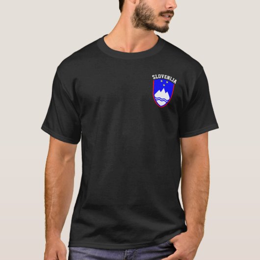 Wapenstaart van SLOVENIË T-Shirt (Voorkant)