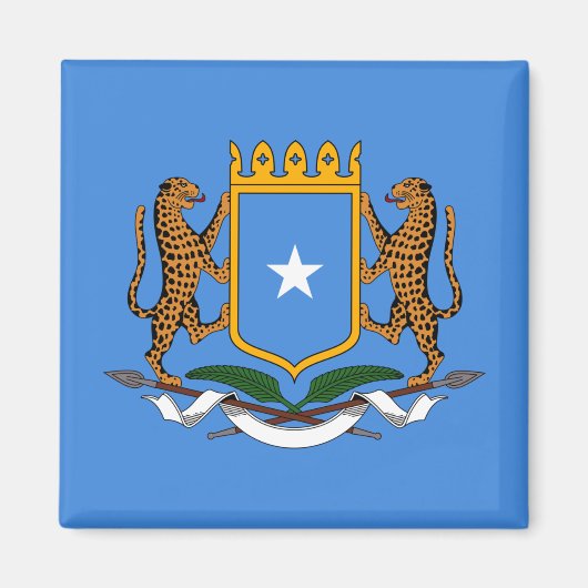 Wapenstaart van Somalië Magneet (Voorkant)