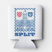 Wapenstaart van Split, Kroatië Blikjeskoeler (Achterkant)