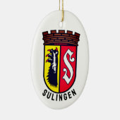 Wapenstaart van Sulingen, Duitsland Keramisch Ornament (Rechts)
