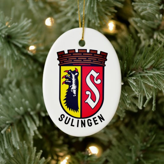 Wapenstaart van Sulingen, Duitsland Keramisch Ornament (Boom)
