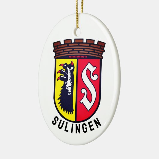 Wapenstaart van Sulingen, Duitsland Keramisch Ornament (Links)