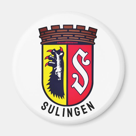 Wapenstaart van Sulingen, Duitsland Magneet (Voorkant)