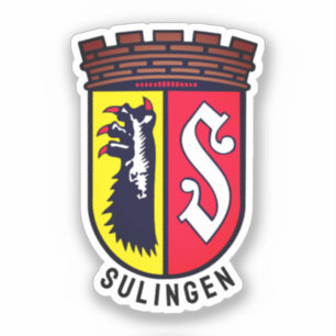 Wapenstaart van Sulingen, Duitsland Sticker
