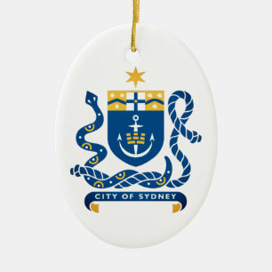 Wapenstaart van Sydney, Australië Keramisch Ornament