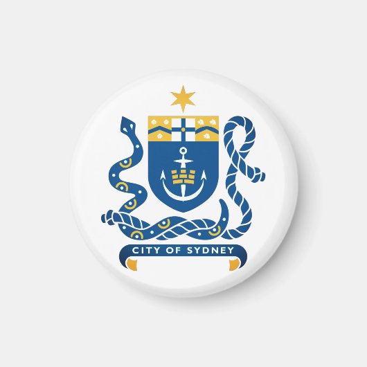 Wapenstaart van Sydney, Australië Magneet (Voorkant)