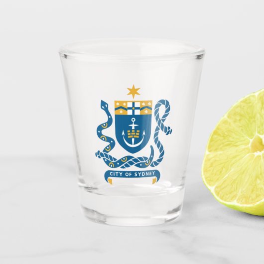 Wapenstaart van Sydney, Australië Shot Glas (Voorkant)