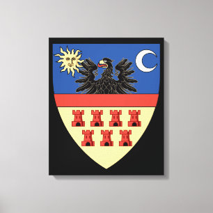 Wapenstaart van Transsylvanië Canvas Afdruk