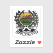 Wapenstaart van Três Pontas, Minas Gerais - BRAZIL Sticker (Vel)