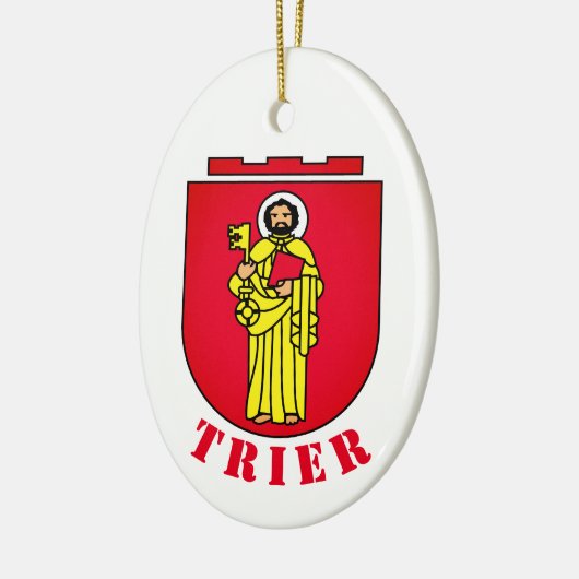 Wapenstaart van Trier, Duitsland Keramisch Ornament (Links)