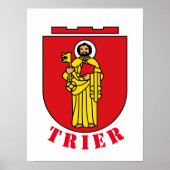 Wapenstaart van Trier, Duitsland Poster (Voorkant)