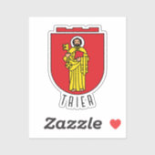 Wapenstaart van Trier, Duitsland Sticker (Vel)
