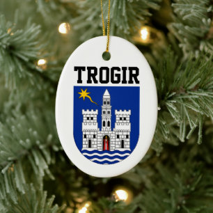 Wapenstaart van Trogir, Kroatië Keramisch Ornament