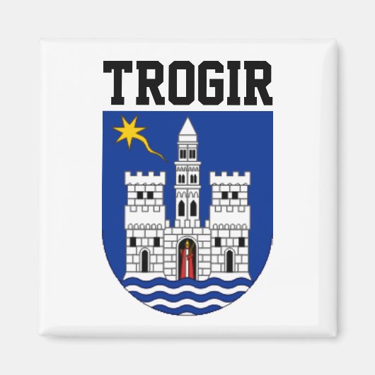 Wapenstaart van Trogir, Kroatië Magneet (Voorkant)