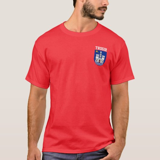 Wapenstaart van Trogir, Kroatië T-Shirt (Voorkant)