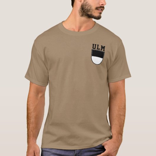 Wapenstaart van Ulm - DUITSLAND T-shirt (Voorkant)