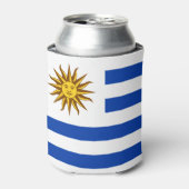 Wapenstaart van Uruguay Blikjeskoeler (Blikje Voorkant)