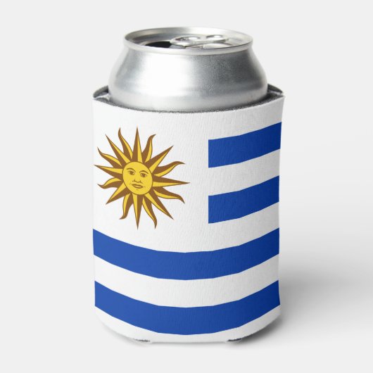 Wapenstaart van Uruguay Blikjeskoeler (Blikje Voorkant)