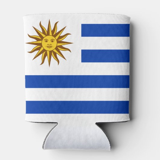 Wapenstaart van Uruguay Blikjeskoeler (Achterkant)
