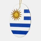 Wapenstaart van Uruguay Keramisch Ornament (Links)