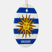 Wapenstaart van Uruguay Keramisch Ornament (Rechts)