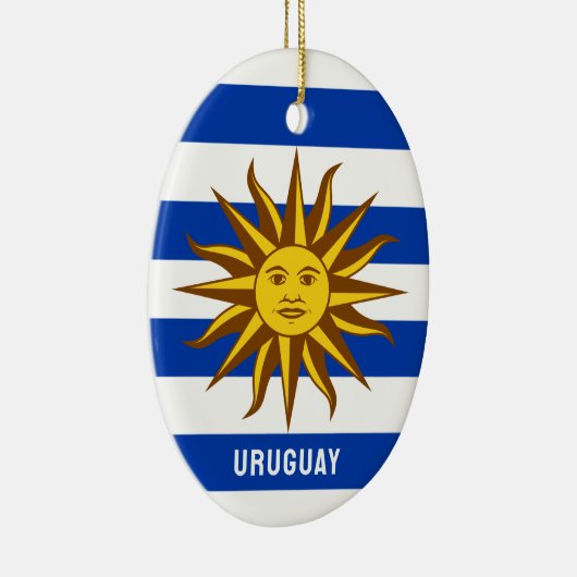Wapenstaart van Uruguay Keramisch Ornament (Rechts)