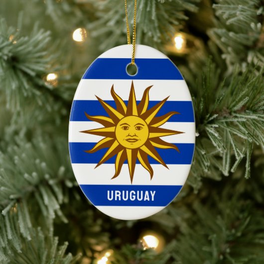 Wapenstaart van Uruguay Keramisch Ornament (Boom)