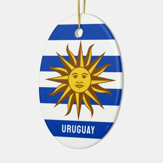Wapenstaart van Uruguay Keramisch Ornament (Links)