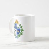 Wapenstaart van Uruguay Koffiemok (Voorkant links)