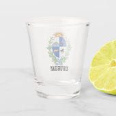 Wapenstaart van Uruguay Shot Glas (Achterkant)