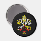 Wapenstaart van Vaticaanstad Magneet (Voorkant / Achterkant)
