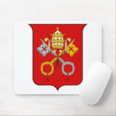 Wapenstaart van Vaticaanstad Muismat (Met muis)