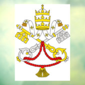 Wapenstaart van Vaticaanstad Raamsticker (Vel 3)